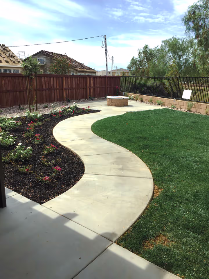 Residential Concrete Flatwork Back Yard Renovation — photo 15